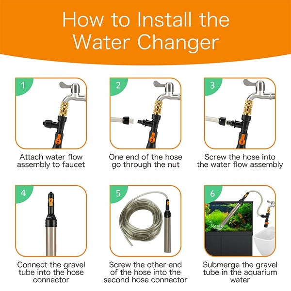 Hygger Auto Aquarium Gravel Cleaner