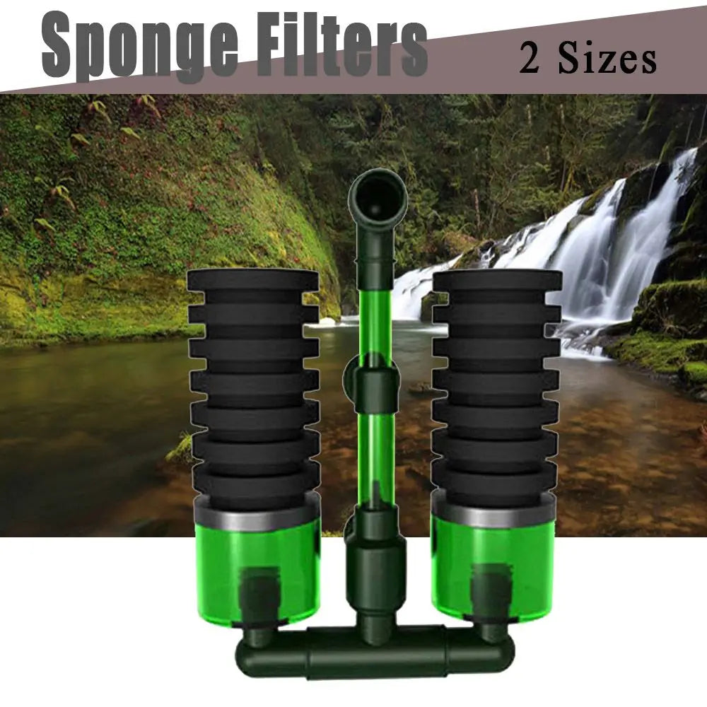 Air Pump Clean Submersible Sponges for Fresh/Salt Water Fish Tank Equipment Aquarium Foam Filter Sponge Filters Filtration