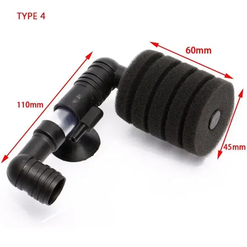 7 Type Aquarium Filter Sponge Fish  Air Pump Skimmer Biochemical Sponge Filter Aquarium Filtration Filter Fish TankPpurification