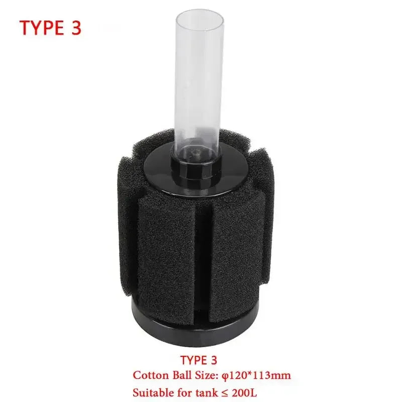 7 Type Aquarium Filter Sponge Fish  Air Pump Skimmer Biochemical Sponge Filter Aquarium Filtration Filter Fish TankPpurification