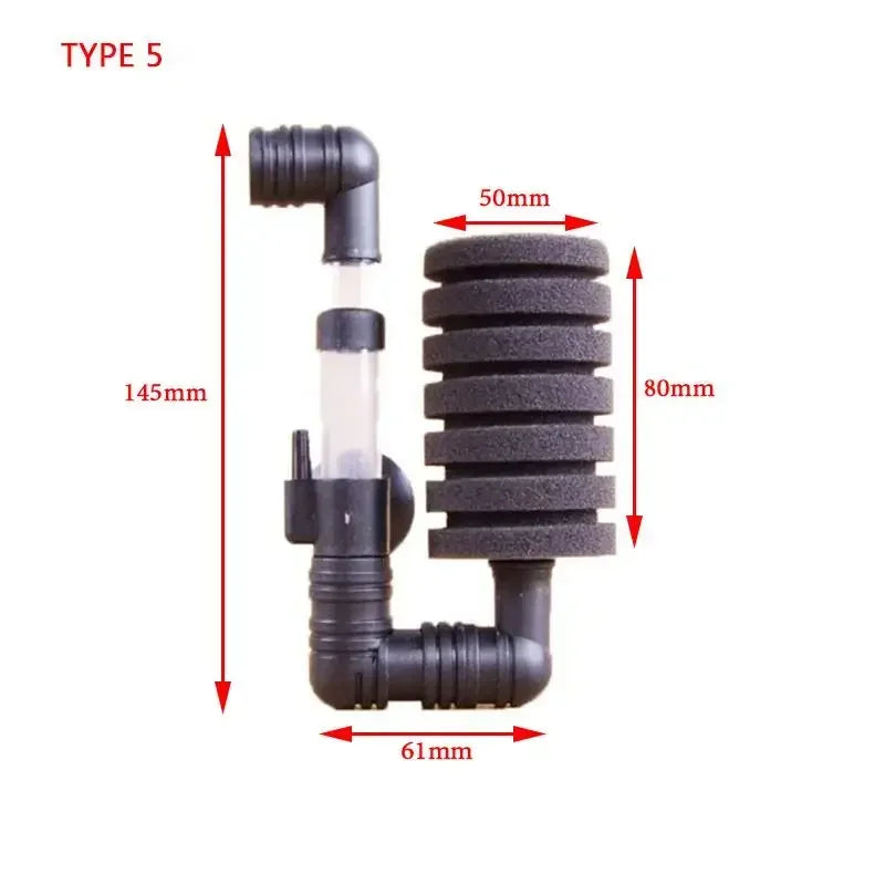 7 Type Aquarium Filter Sponge Fish  Air Pump Skimmer Biochemical Sponge Filter Aquarium Filtration Filter Fish TankPpurification