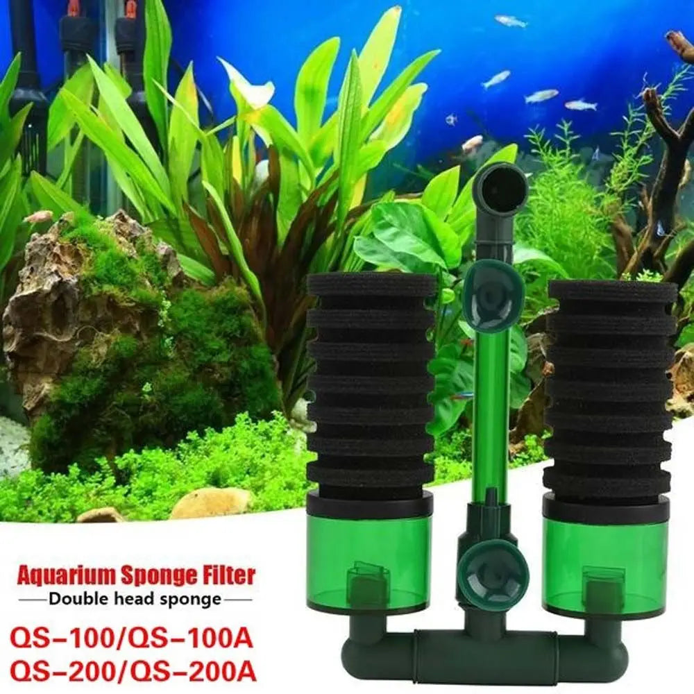 Air Pump Clean Submersible Sponges for Fresh/Salt Water Fish Tank Equipment Aquarium Foam Filter Sponge Filters Filtration