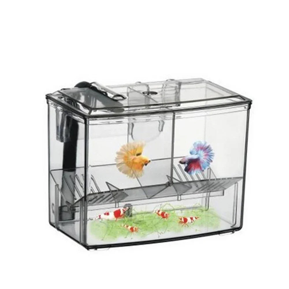 Aquarium Fish Breeding Box for Fish Tank External Hanging Pneumatic Hatching Incubator Breeder Box Fish Aquatic Pet Supplies